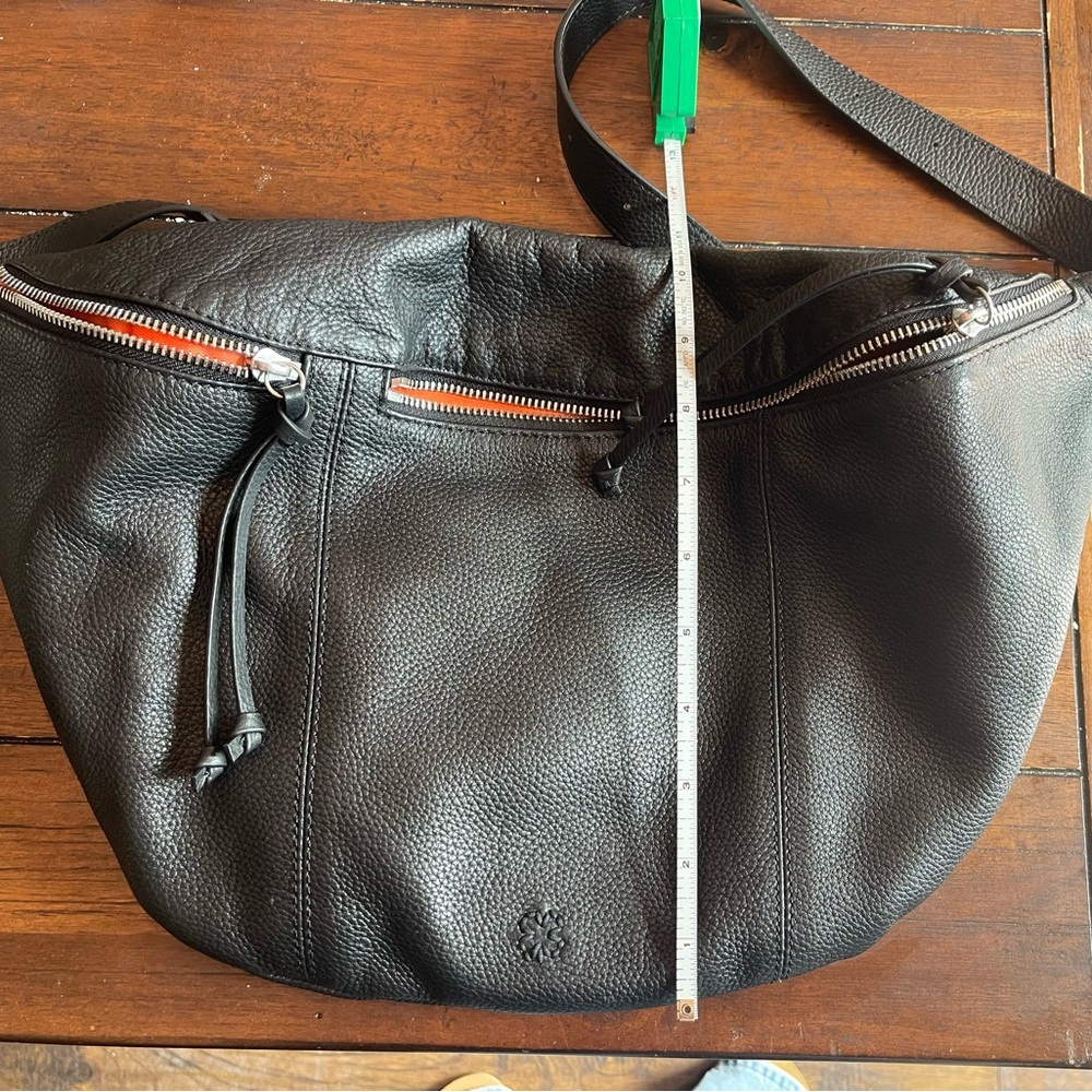 Black Leather Men's Bag